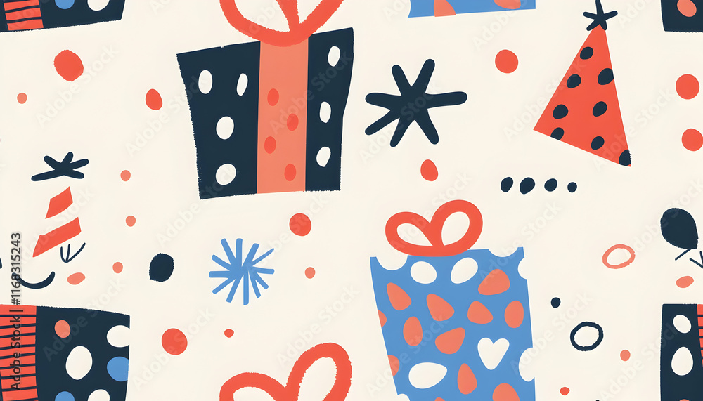 Joyful Celebration Abstract Background Illustration Joyful Celebration Abstract Background Illustration