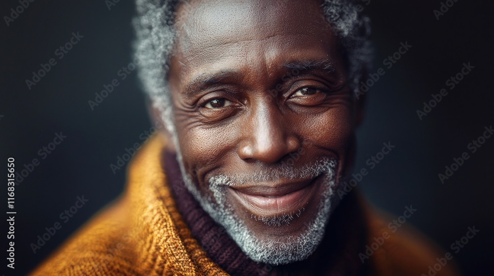 Portrait of a Smiling Senior Man Portrait of a Smiling Senior Man