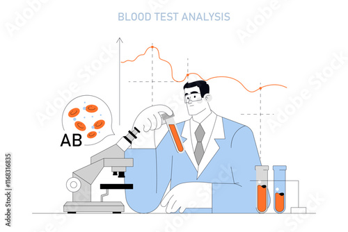 Blood Donor Day. Flat Vector Illustration