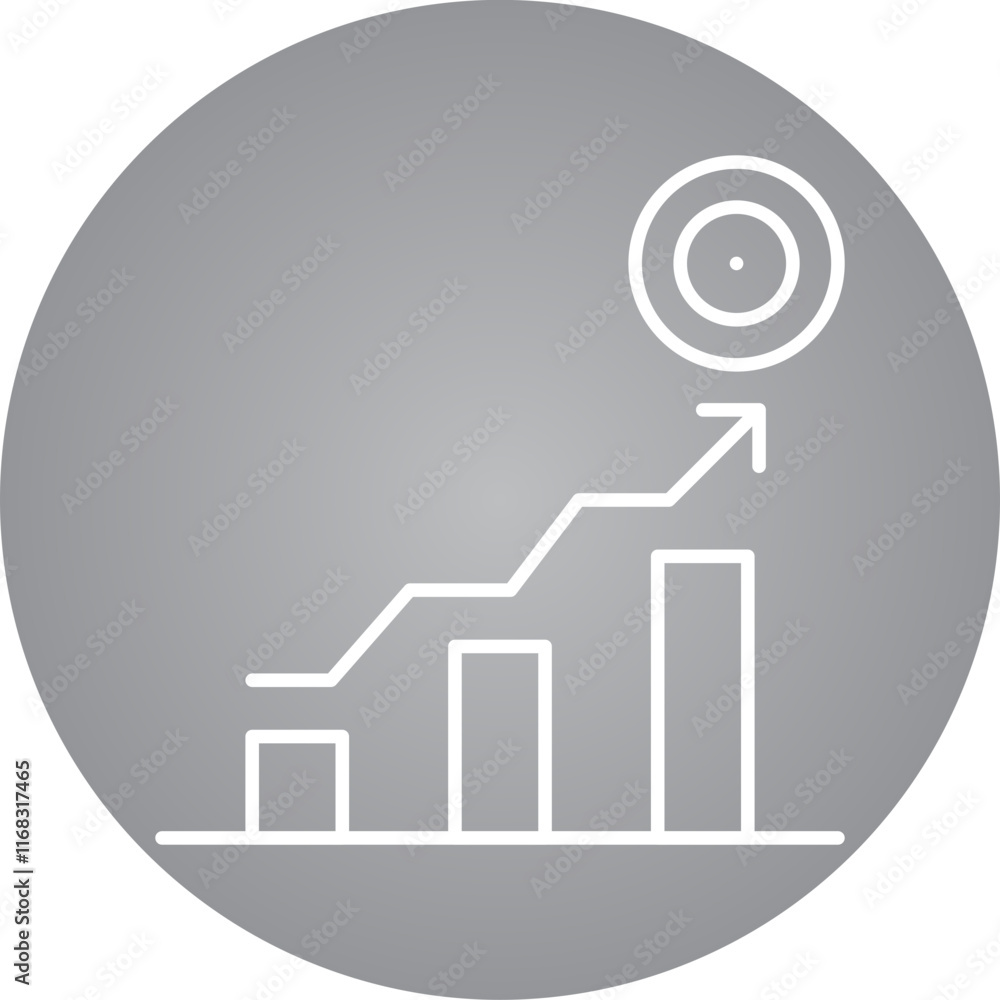 Successful Investment icon single vector illustration Successful Investment icon single vector illustration