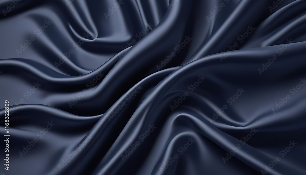 Fototapeta premium A piece of blue fabric with a pattern. Background. Abstract. Graphics.