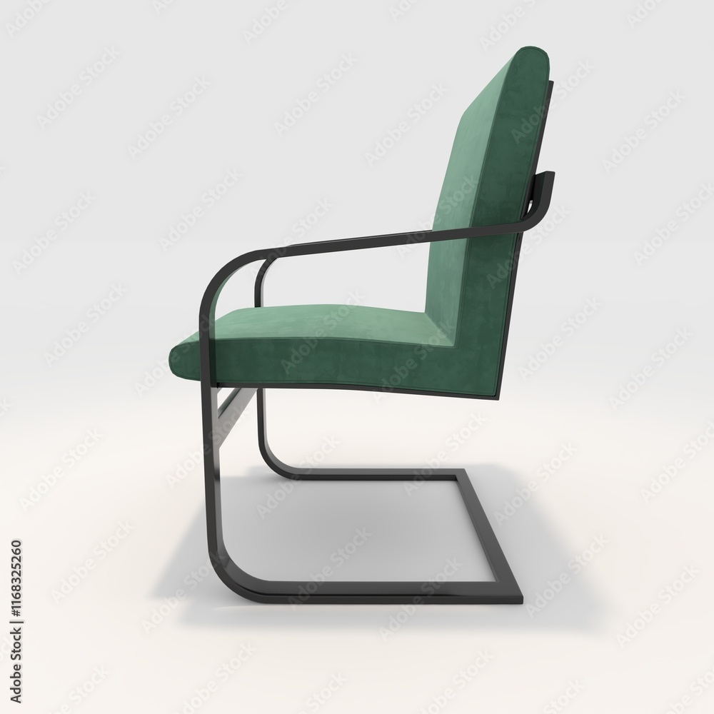 3d render armchair design element. Furniture Collection 3d render armchair design element. Furniture Collection