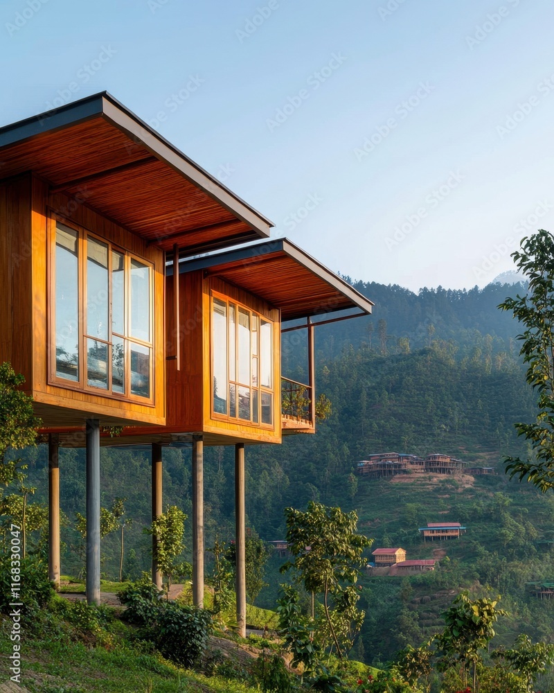 Houses Designed with Flexible Foundations for Enhanced Stability and Resilience in Changing Environments Houses Designed with Flexible Foundations for Enhanced Stability and Resilience in Changing Environments