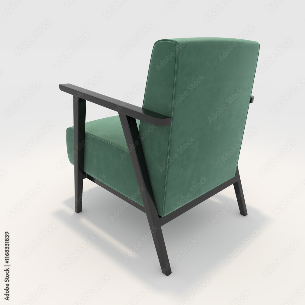 3d render armchair design element. Furniture Collection 3d render armchair design element. Furniture Collection