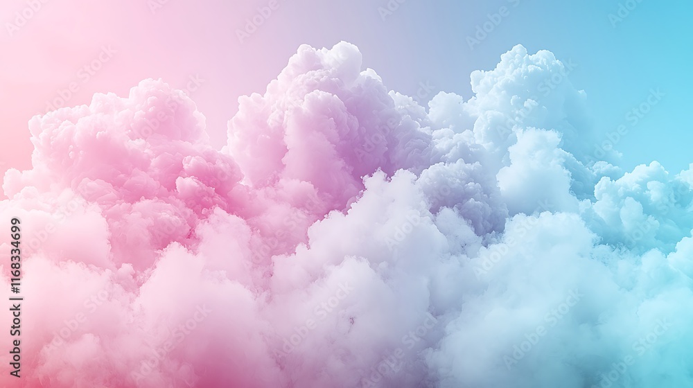 Pastel Cloudscape Soft Hues Dreamlike Atmosphere Pastel Cloudscape Soft Hues Dreamlike Atmosphere