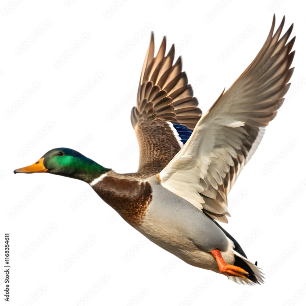 Obraz premium duck isolated on transparent background
