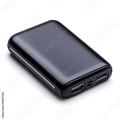 Wallpaper Mural Compact Black Power Bank for Travel and Tech Promotions Torontodigital.ca