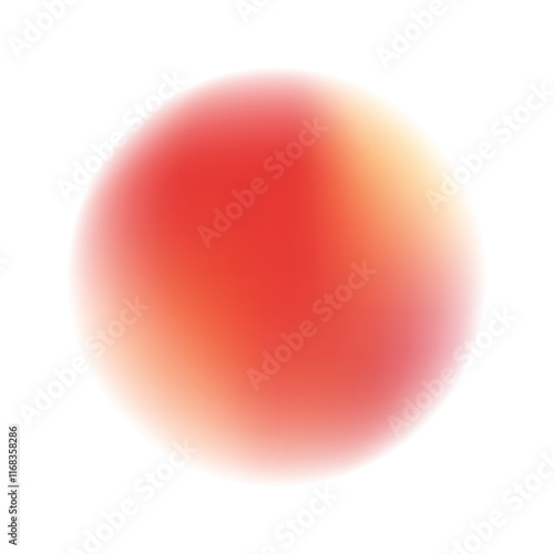A gradation of flaming red circular shapes that blend into the background
