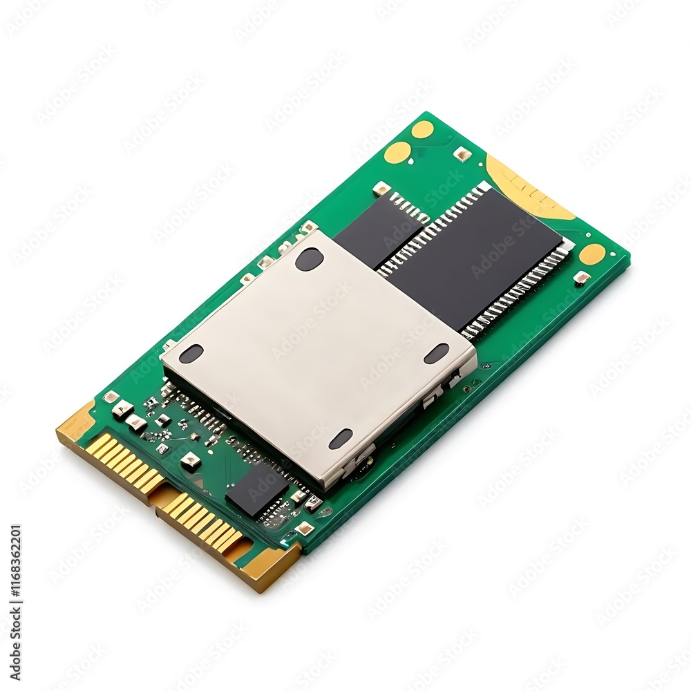 Flash Memory isolated on a white background Flash Memory isolated on a white background