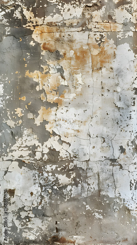 Rustic Grunge Wall: The Aesthetic of Decay and Abandonment Captured in Textured Detail photo