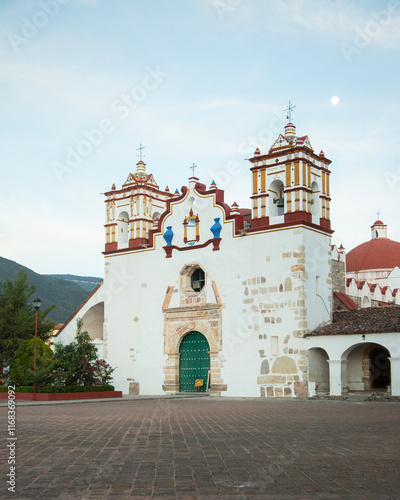 “Preciosa Sangre de Cristo” Church in Teotitlan del Valle in the Oaxaca region of Mexico. photo