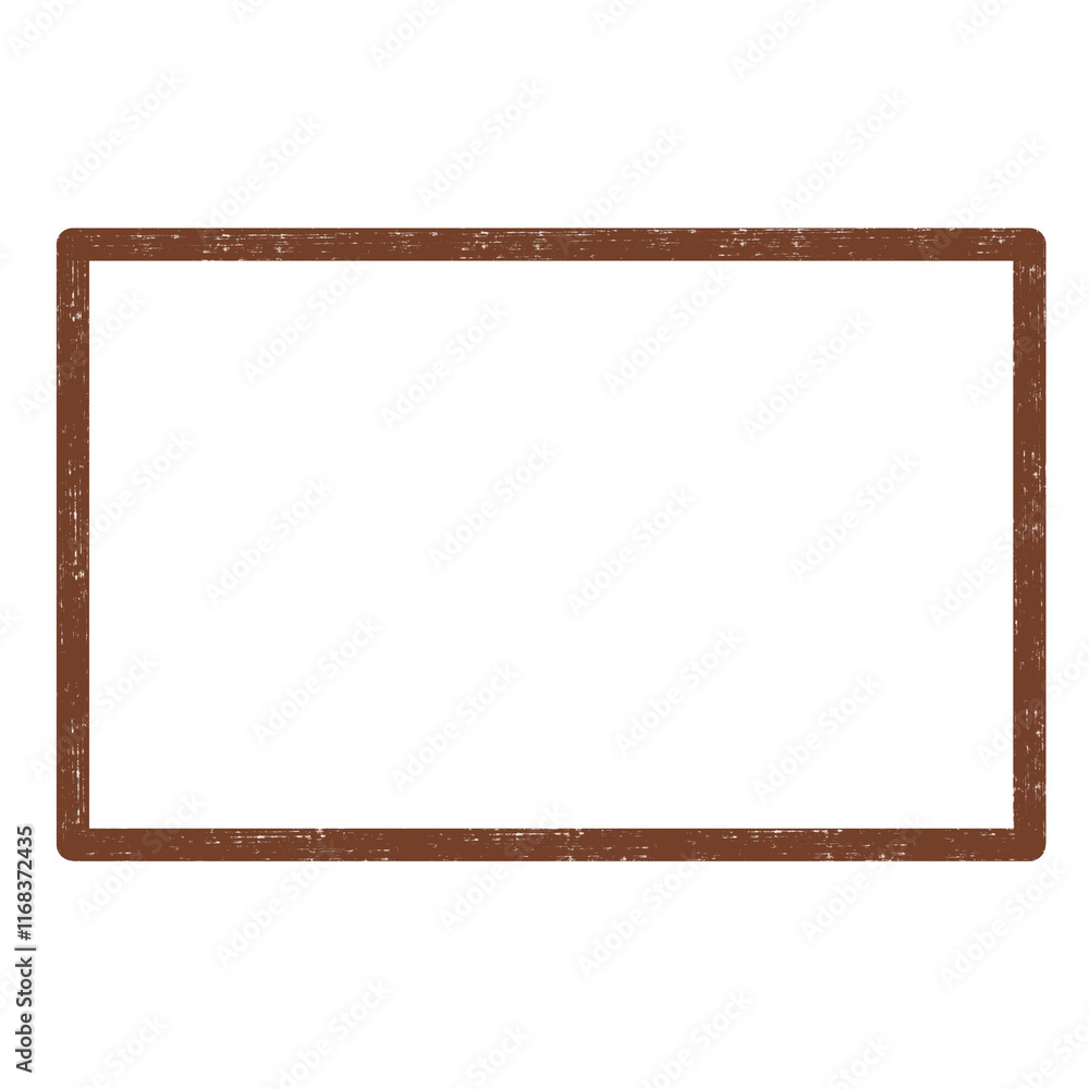 wooden picture frame PNG transparent mocha mousse color