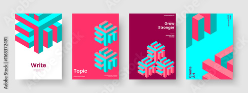 Geometric Book Cover Layout. Creative Brochure Design. Isolated Report Template. Background. Business Presentation. Flyer. Banner. Poster. Brand Identity. Pamphlet. Portfolio. Catalog. Newsletter