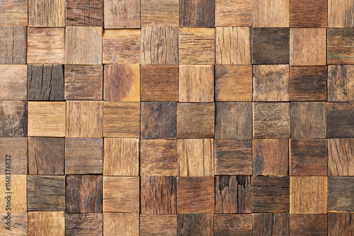 brown wooden wall as backgr...