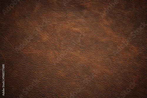 Wallpaper Mural natural leather texture background, brown cowhide closeup Torontodigital.ca