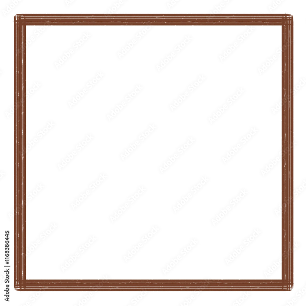 Obraz premium wooden picture frame PNG transparent mocha mousse color