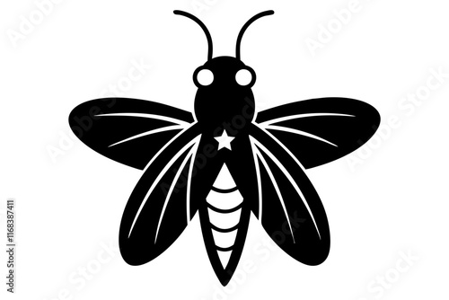 black and white butterfly
