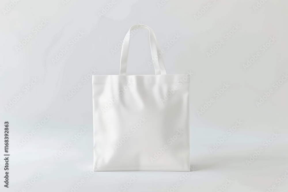 Blank white tote bag mockup on white background. (2) Blank white tote bag mockup on white background. (2)