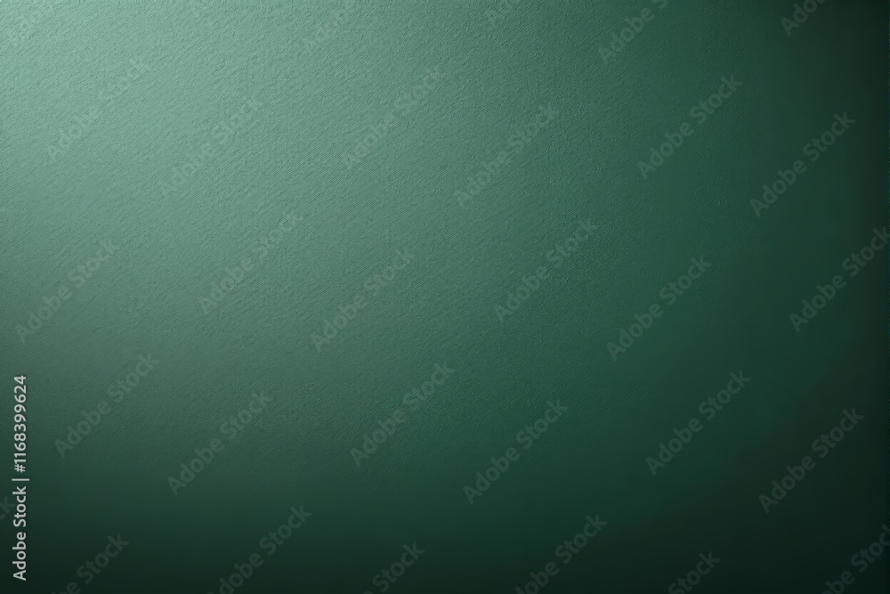 Fototapeta premium Textured green gradient background with subtle lighting effects.