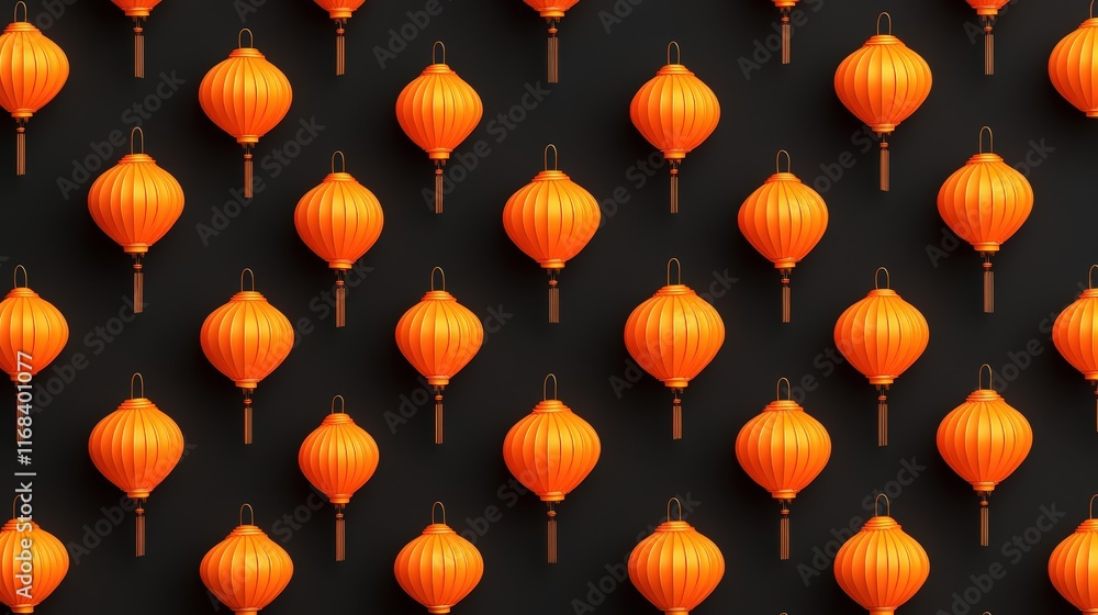 Vibrant Lanterns for Chinese New Year Celebration Vibrant Lanterns for Chinese New Year Celebration