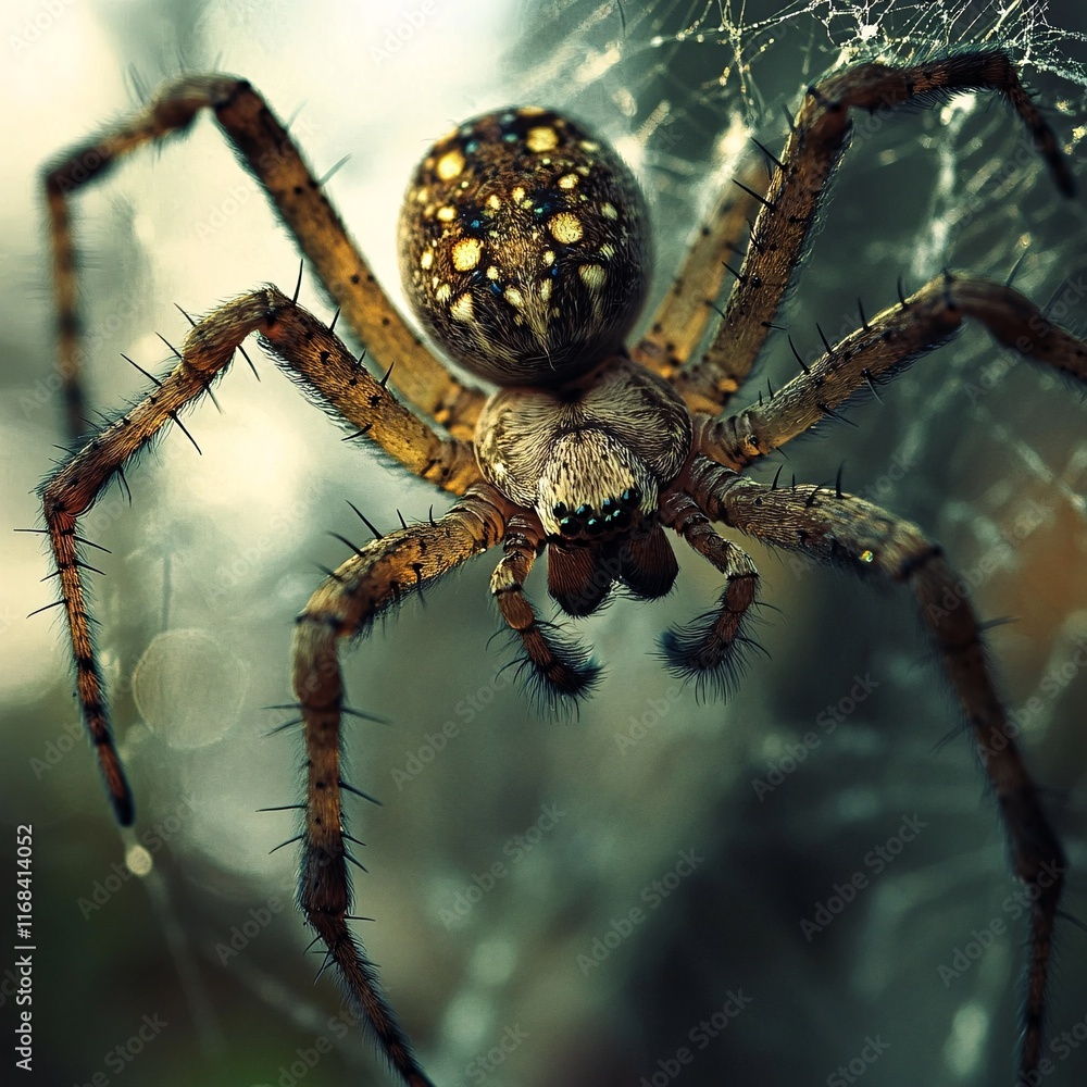 spider on a web spider on a web