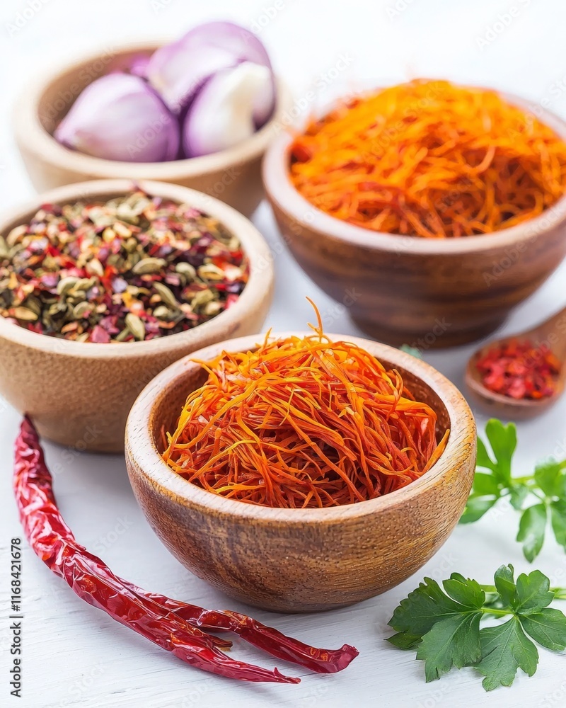 Elevate wellness elegant saffron threads in a minimalist food supplement presentation Elevate wellness elegant saffron threads in a minimalist food supplement presentation