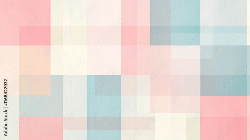 Abstract Pastel Geometric Color Block Design Abstract Pastel Geometric Color Block Design