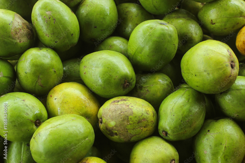 green background of kedondong fruit (Spondias dulcis) green background of kedondong fruit (Spondias dulcis)