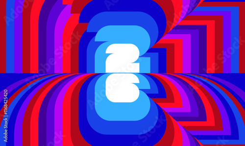 Background for sports event, competition or cup. Design with geometric shapes for poster, layout, template. World Championship 2026. 