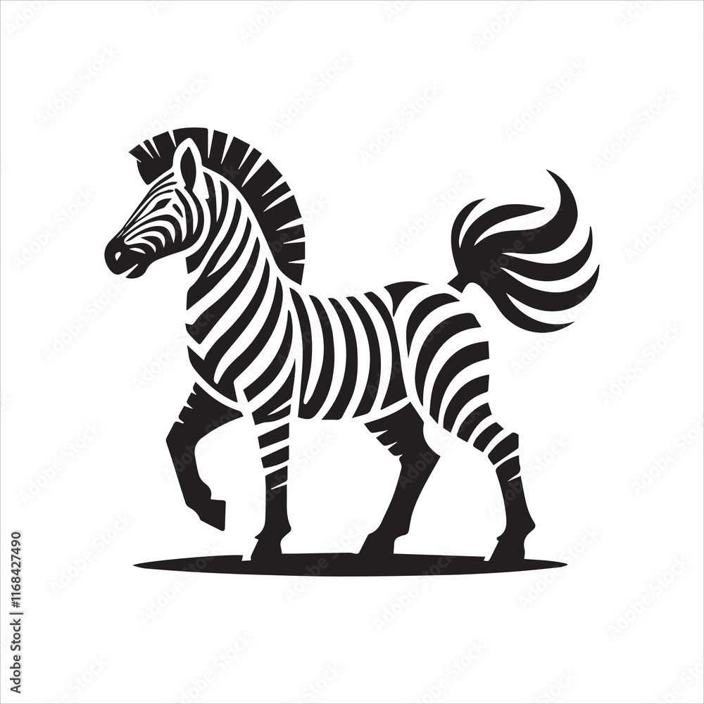 Obraz premium zebra vector illustration