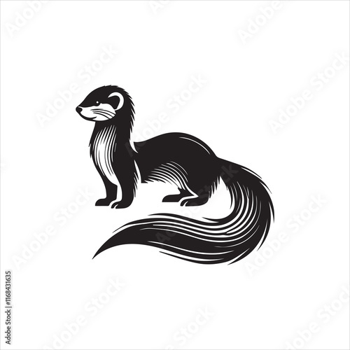 Mongoose Silhouette Vector	
