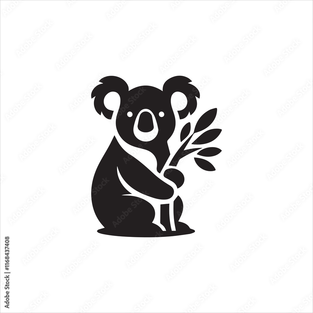 Naklejka premium koala vector