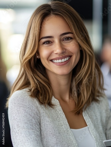 Smiling Woman in Business Attire Free Download Smiling Woman in Business Attire - GFXLoad