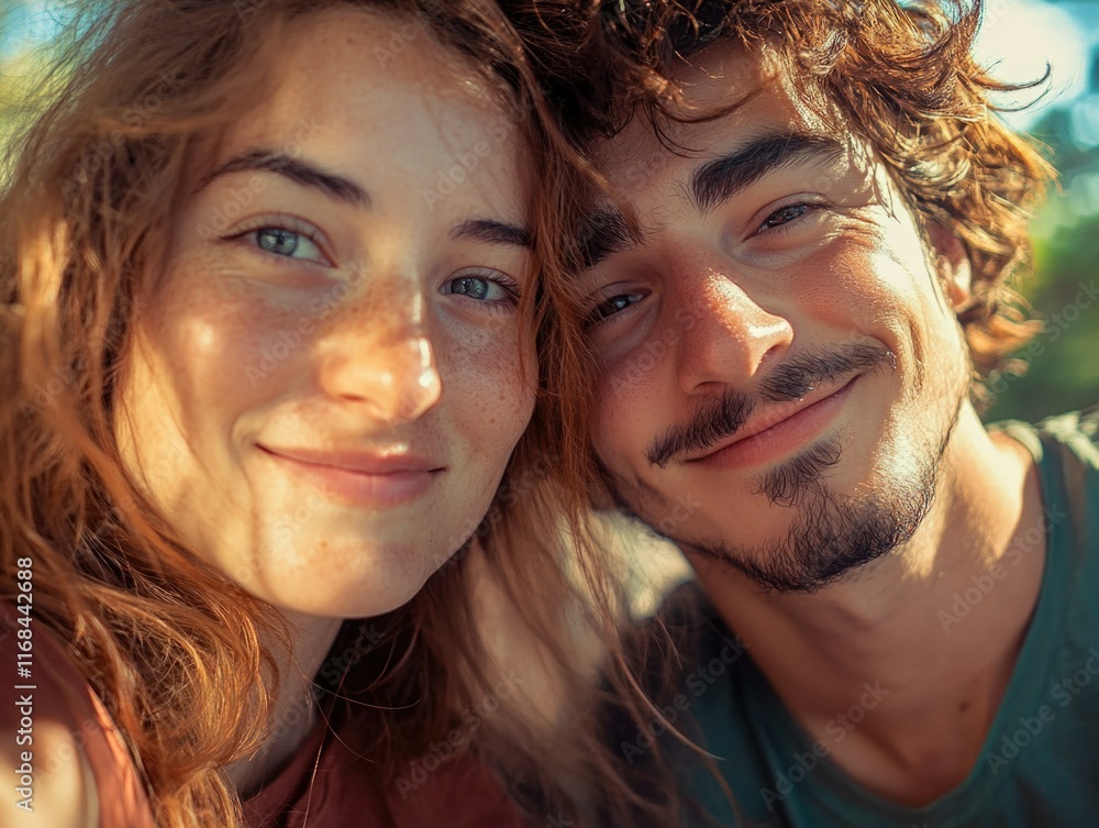 Fototapeta premium Couple's Outdoor Adventure