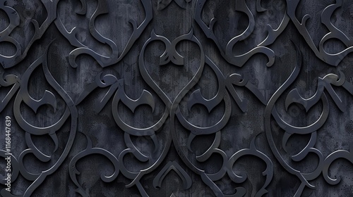 charcoal black seamless pattern wallpaper