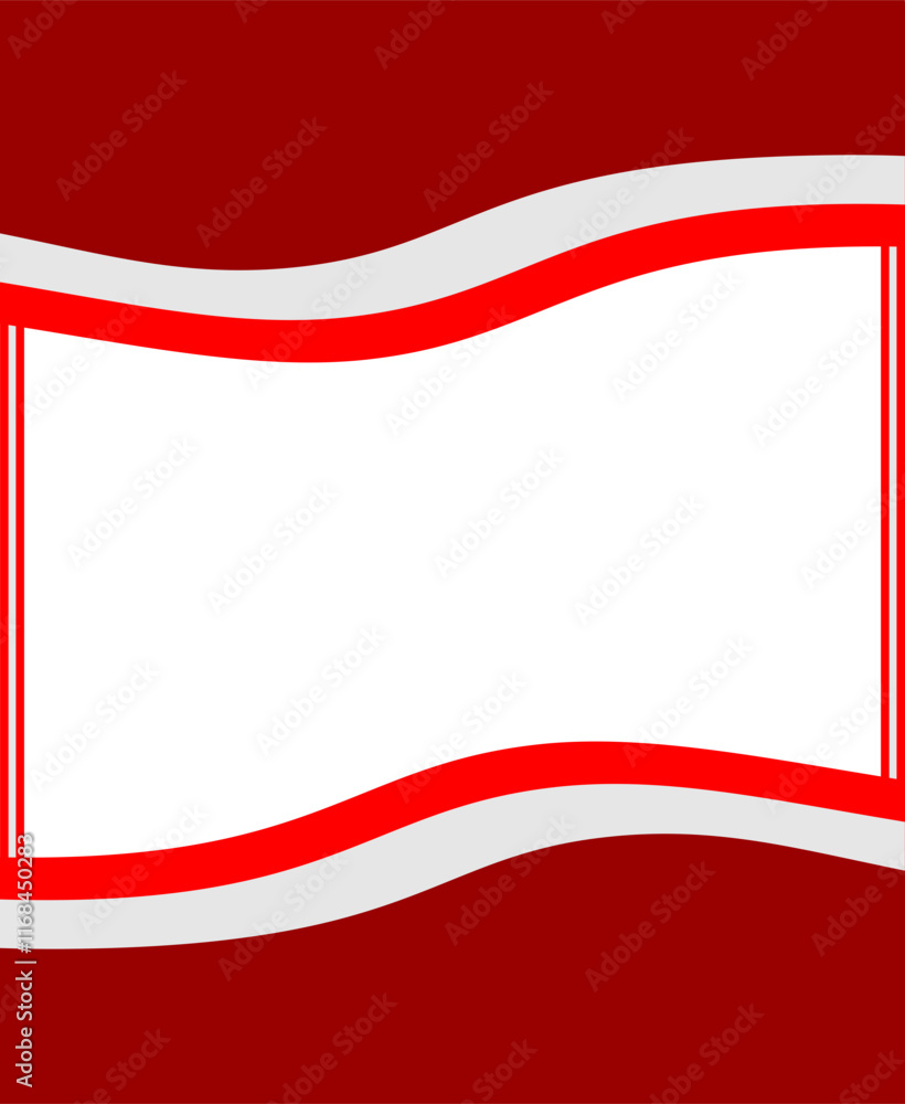 Fototapeta premium Indonesian Flag Frame