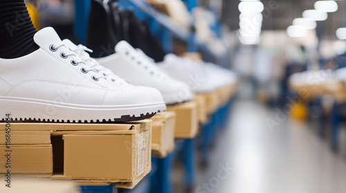 White Sneakers on a Shelf: ...