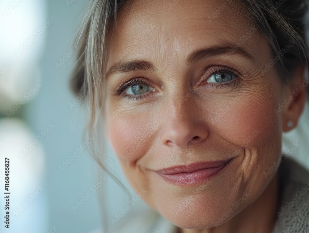 Serene Smile, Portrait of a Woman Serene Smile, Portrait of a Woman
