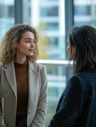 Wallpaper Mural Business Professionals Engaging in a Conversation Torontodigital.ca