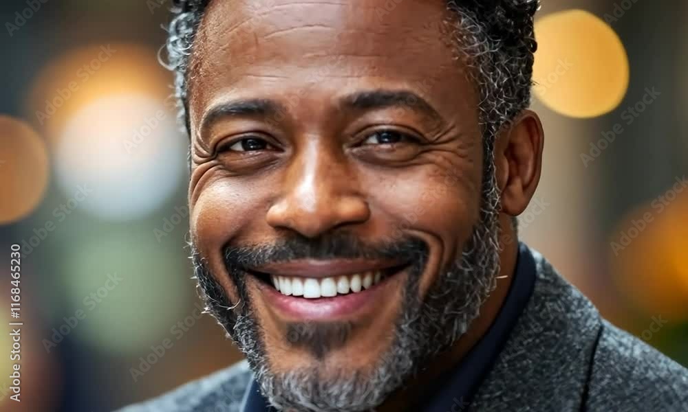 Portrait of a Happy Middle-Aged Man with a Warm Smile Portrait of a Happy Middle-Aged Man with a Warm Smile