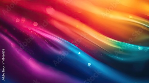 Rainbow abstract background concept. Vibrant flowing colors create a mesmerizing abstract background with smooth transitions.