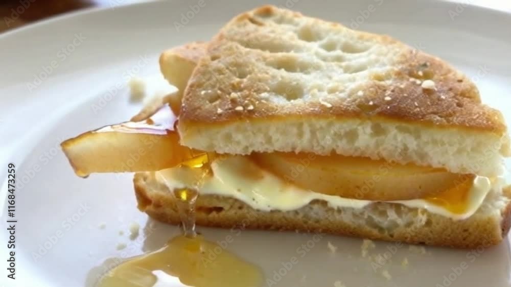 apple pie with cream apple pie with cream