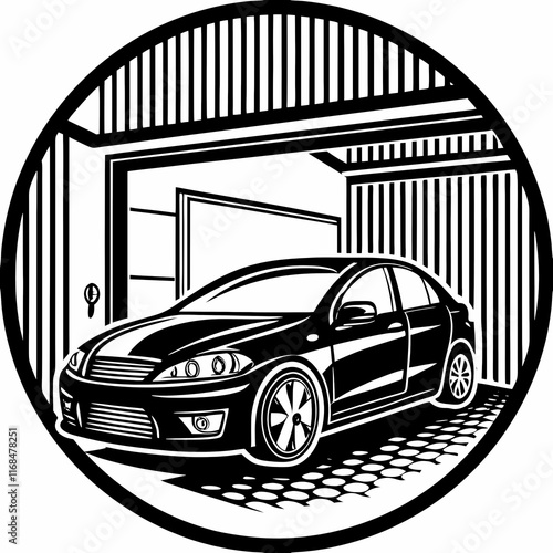 car illustration silhouette car auto automobile vehicle vector transport transportation illustration drawing
