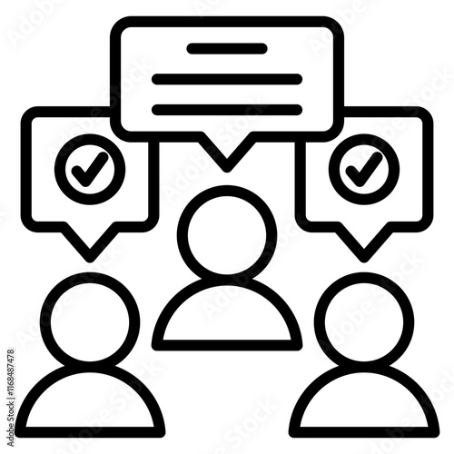 interpersonal skills single icon