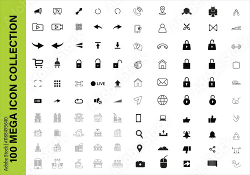 Massive Icon Pack, Your Ultimate Design Library.