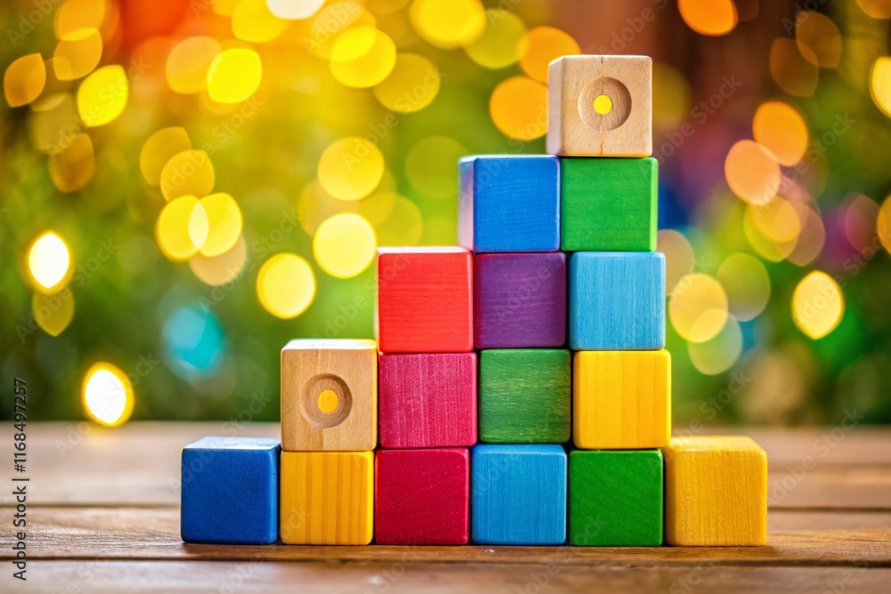 Colorful Number Blocks Stack, Educational Toy, Kids Learning, Math, Preschool Colorful Number Blocks Stack, Educational Toy, Kids Learning, Math, Preschool