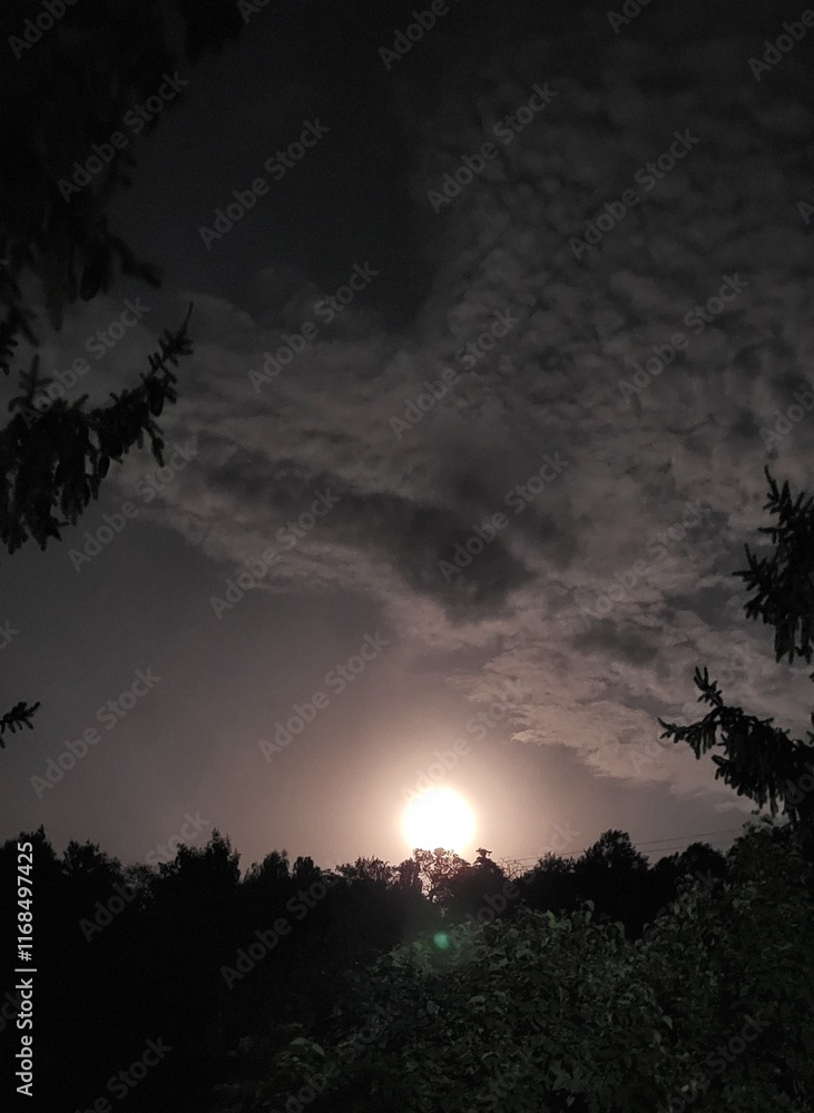 Fototapeta premium sunset in the mountains