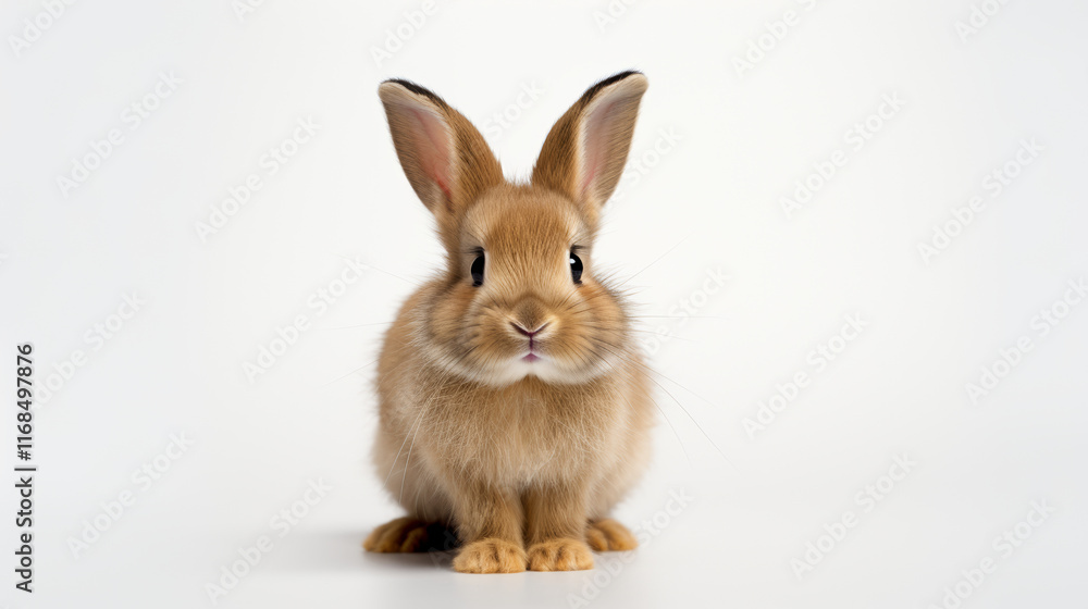 Fototapeta premium rabbit isolated on white