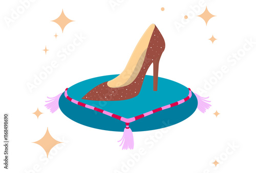 High Heels Concept Illustration Stylish and Beautiful
