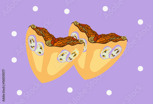 Crepe Concept Illustration Stylish and Beautiful